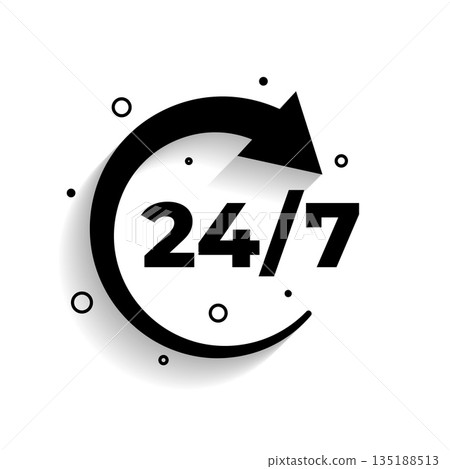 24 hours and 7 days everyday helpdesk service background 24 hours and 7 days everyday helpdesk service background 135188513