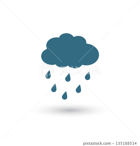 papercut style raindrop and cloud background with shadow effect papercut style raindrop and cloud background with shadow effect 135188514