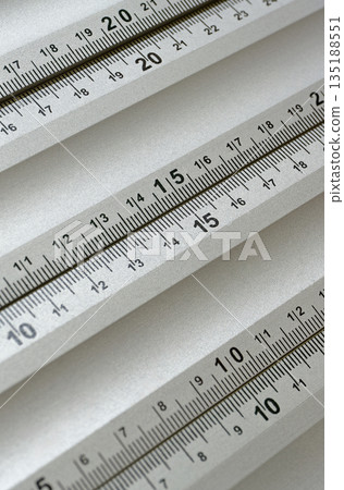 Group of metal rulers Group of metal rulers 135188551