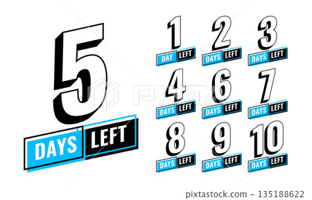stylish number of days left promo template for coming soon deal 135188622