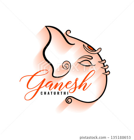 creative ganesh chaturthi religious background with lord ganpati design creative ganesh chaturthi religious background with lord ganpati design 135188653