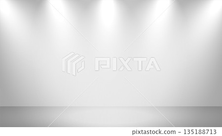 shiny studio light effect on empty background shiny studio light effect on empty background 135188713