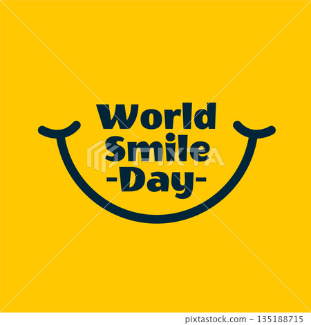 happy world smile day event background for cheerful expression happy world smile day event background for cheerful expression 135188715
