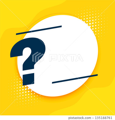modern question mark symbol background with text space 135188761
