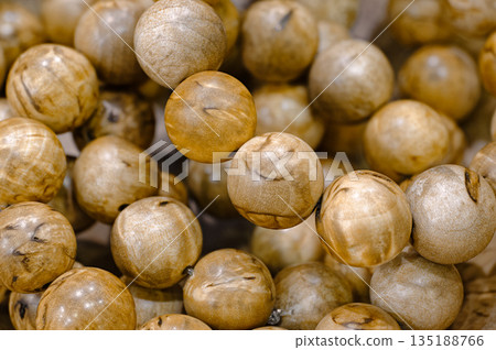 Round wooden beads, handmade bracelet, rosary or necklace 135188766