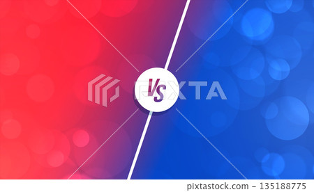 duel fight battle versus vs banner for esport streamer 135188775