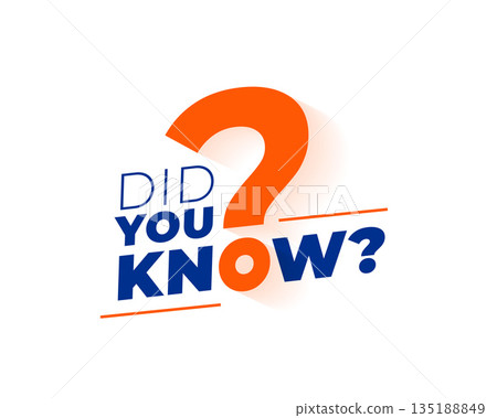 did you know query concept background with question mark sign did you know query concept background with question mark sign 135188849