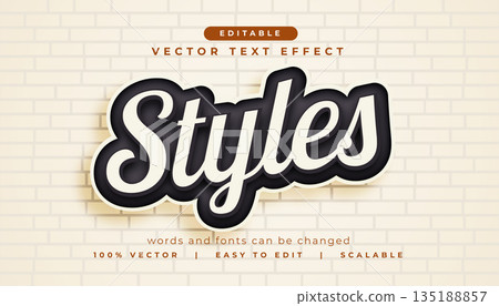 style lettering text effect modern template style lettering text effect modern template 135188857