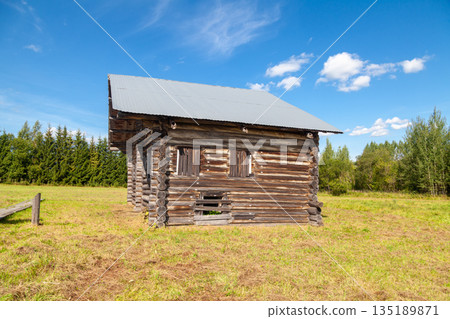 Old Wooden House in Rural Area 135189871