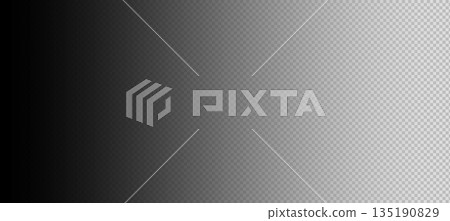 Black transparent gradient. Overlay vertical background. Gradient shadow and fade. Monochrome layer border from black to soft transparent grey tone. Vector design 135190829
