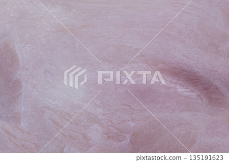 Soft pink ham marbling pattern with delicate shimmer and smooth sheen, faint veins and pastel gradients for social media graphics, blog headers, and culinary design 135191623