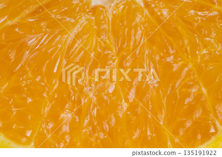 Vivid citrus detail, Detailed image of orange peel, Closeup showcasing orange rind and juicy texture, Highresolution capture of orange peel with vibrant flesh and surface Vivid citrus detail, Detailed image of orange peel, Closeup showcasing orange rind and juicy texture, Highresolution capture of orange peel with vibrant flesh and surface 135191922