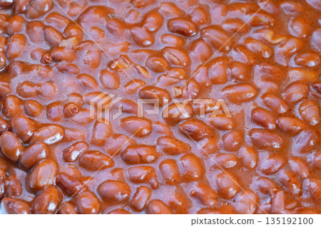 Quick tasty beans, Speedy tasty beans coated with spicy flavoring for snacking, Instant savory bean portions prepared swiftly with seasoned sauce for immediate enjoyment Quick tasty beans, Speedy tasty beans coated with spicy flavoring for snacking, Instant savory bean portions prepared swiftly with seasoned sauce for immediate enjoyment 135192100