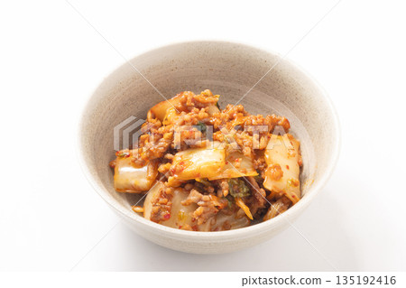 Ground pork kimchi Ground pork kimchi 135192416
