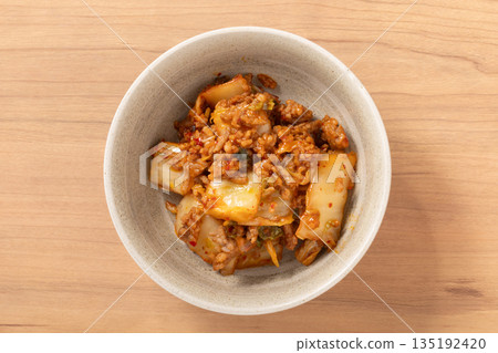 Ground pork kimchi Ground pork kimchi 135192420