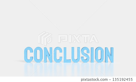 Business Conclusion Concept with Final Decision and Summary Result 3d render. Business Conclusion Concept with Final Decision and Summary Result 3d render. 135192455