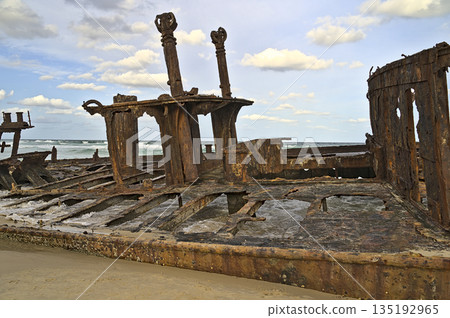 S.S. Maheno ship wreck on Frazer Island S.S. Maheno ship wreck on Frazer Island 135192965