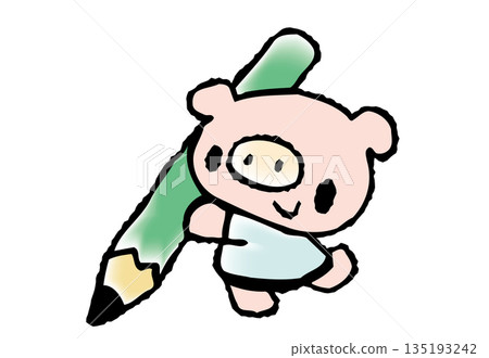 Drawing Pig Drawing Pig 135193242