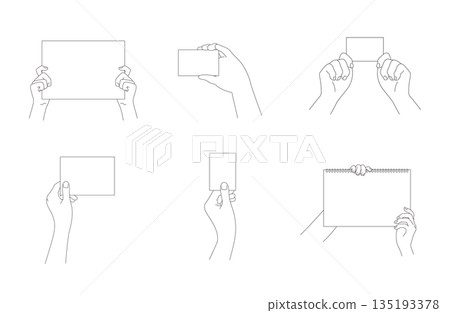 插圖材料套裝,紙質和手持式 插圖材料套裝,紙質和手持式 135193378