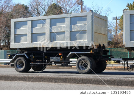 Double connected truck image Double connected truck image 135193495