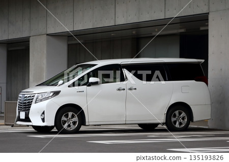 White luxury minivan image White luxury minivan image 135193826