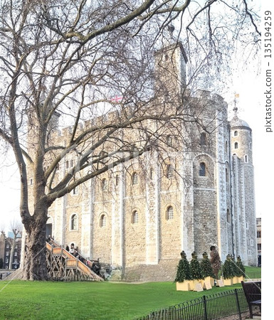 London, UK - December 29 2022: Surrounding View of The Tower of London London, UK - December 29 2022: Surrounding View of The Tower of London 135194259