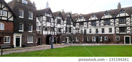 London, UK - December 29 2022: Surrounding View of The Tower of London 135194261