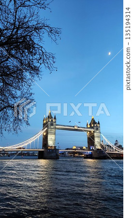 London, UK - December 31 2022: Surrounding View of London Bridge 135194314