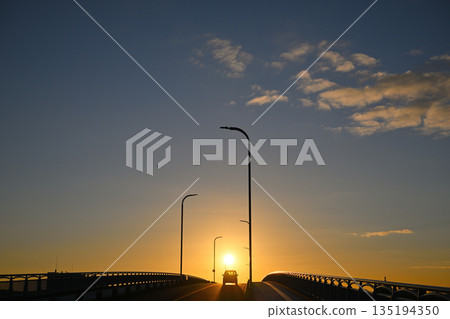 Sunrise view of Shinmaiko 135194350
