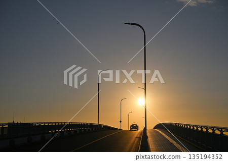 Sunrise view of Shinmaiko 135194352