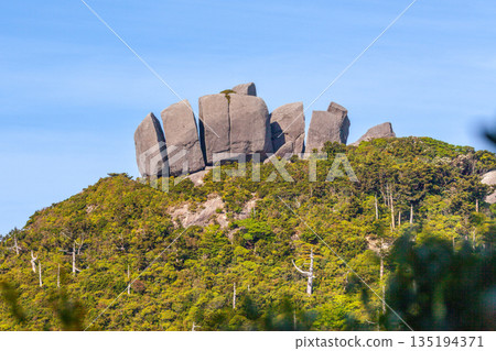 Tofu Rocks World Natural Heritage Yakushima (Spring 135194371