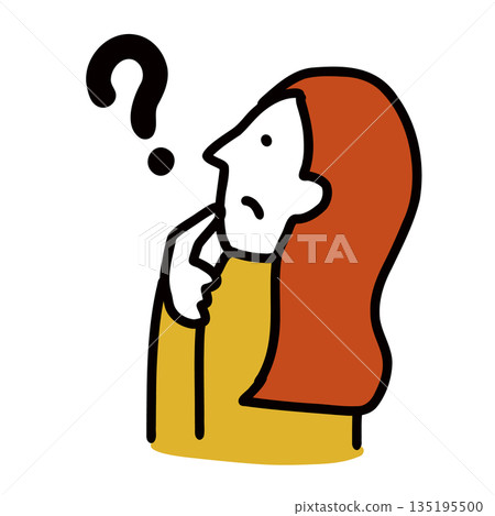 Woman with doubts illustration avatar Woman with doubts illustration avatar 135195500