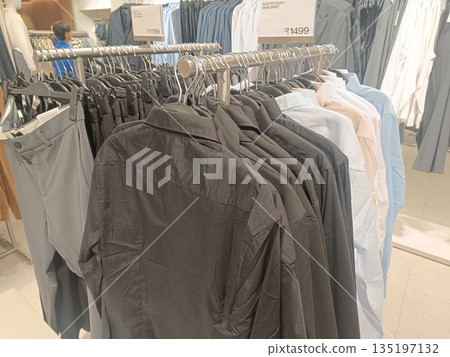 Noida , India - clothes store , picture of clothes in shoping mall 24 august 2025 135197132