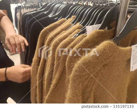 Noida , India - clothes store , picture of clothes in shoping mall 24 august 2025 Noida , India - clothes store , picture of clothes in shoping mall 24 august 2025 135197133