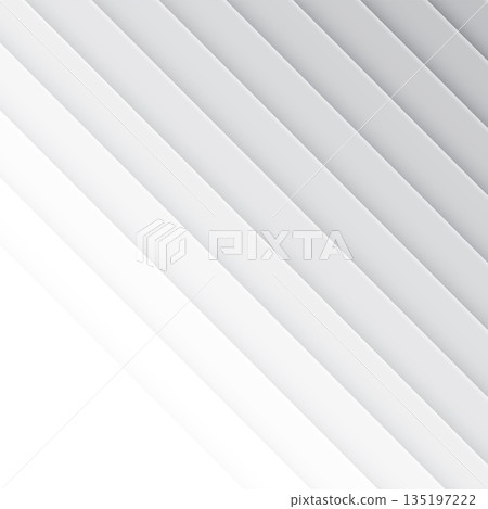 Abstract 3d oblique layers of white paper edge on square background graphic illustration. 135197222