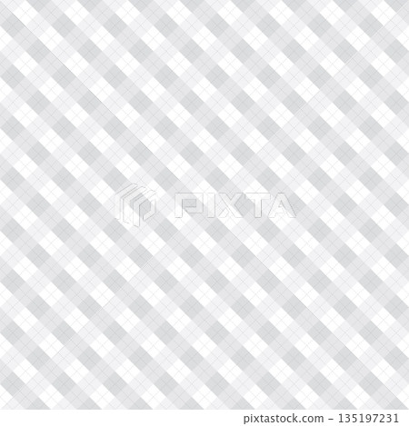 Monochromatic argyle plaid seamless pattern square background graphic illustration. 135197231