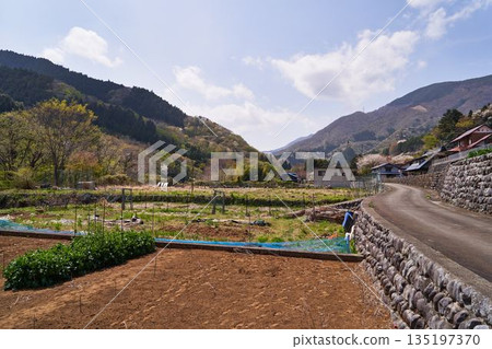 山梨縣道志村的景色 山梨縣道志村的景色 135197370