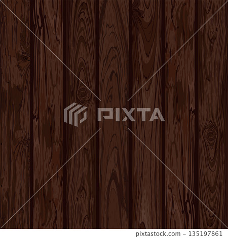 Cut timber panels graphic square background vector illustration. Wooden texture pattern. 135197861