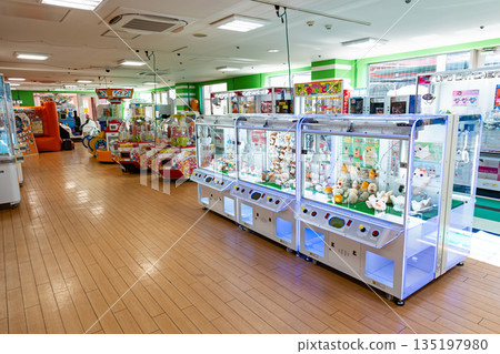 Playing at the game center on the rooftop of Keio Seiseki Sakuragaoka Shopping Center A Building, Sekido, Tama City, Tokyo Playing at the game center on the rooftop of Keio Seiseki Sakuragaoka Shopping Center A Building, Sekido, Tama City, Tokyo 135197980