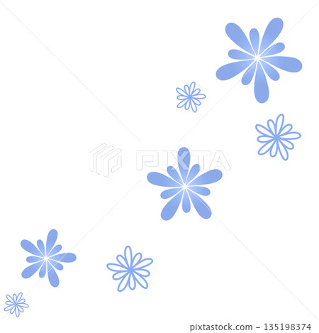 Light blue unique floral background material Light blue unique floral background material 135198374
