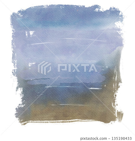 Soft Blue Gray Watercolor Abstract Wash Soft Blue Gray Watercolor Abstract Wash 135198433