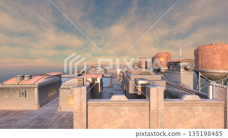 Fortress courtyard Fortress courtyard 135198485