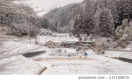 Winter countryside landscape Winter countryside landscape 135198679