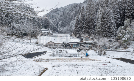 Winter countryside landscape Winter countryside landscape 135198680