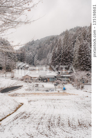 Winter countryside landscape Winter countryside landscape 135198681