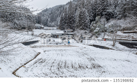 冬季農村景觀 冬季農村景觀 135198692