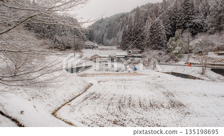 Winter countryside landscape Winter countryside landscape 135198695