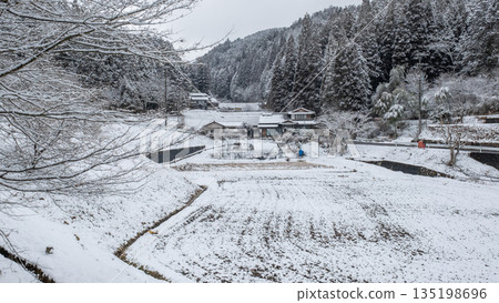 Winter countryside landscape Winter countryside landscape 135198696