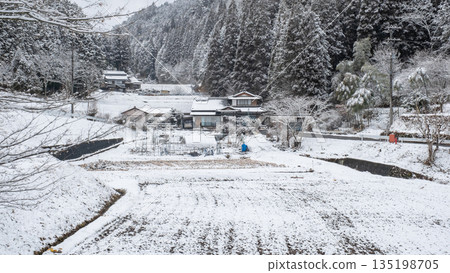 Winter countryside landscape Winter countryside landscape 135198705