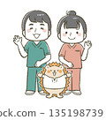 Acupuncture clinic illustration (3 shots) 135198739